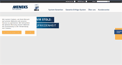 Desktop Screenshot of meneks.de